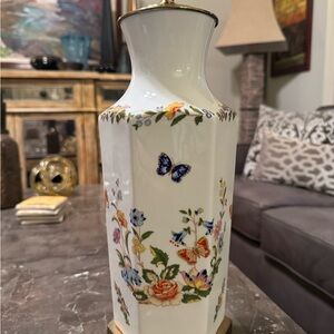 Aynsley Porcelain Lamp | Cottage Garden
